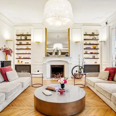 Apartamento Luxurious Penthouse Close To Champs Elysees And Front Of Eiffel Tower In Heart Of 8 *